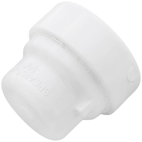Main product image of 3/4" PVC GripLoc Cap w/ EPDM O-Ring (White)