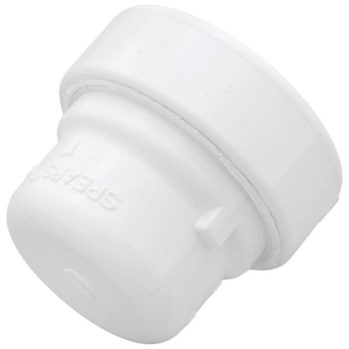 Main product image of 1" PVC GripLoc Cap w/ EPDM O-Ring (White)