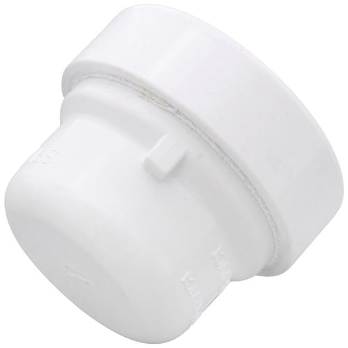 Main product image of 1-1/4" PVC GripLoc Cap w/ EPDM O-Ring (White)