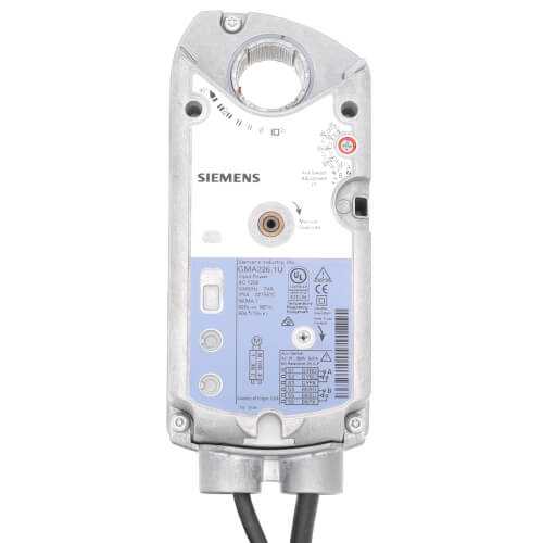 Main product image of GMA 2-Position Spring Return 62 lb-in Rotary Electronic Damper Actuator w/ Aux. Switches (120 Vac)