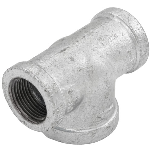 Main product image of 3/4" x 3/4" x 1" Galvanized Bull Head Tee
