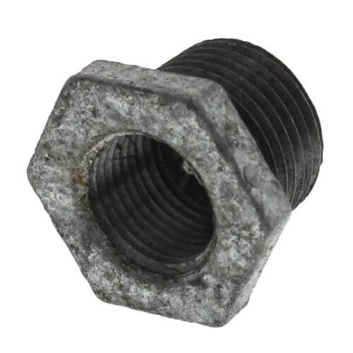Main product image of 1/2" x 3/8" Galvanized Malleable Hex Bushing