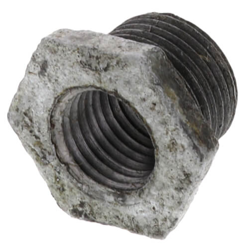 Main product image of 3/8" x 1/4" Galvanized Malleable Hex Bushing