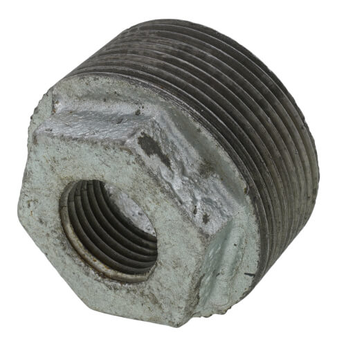 Main product image of 1-1/2" x 1/2" Galvanized Malleable Hex Bushing