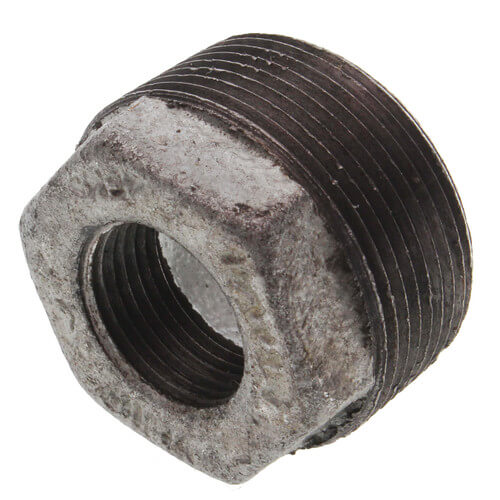 Main product image of 1-1/2" x 3/4" Galvanized Malleable Hex Bushing