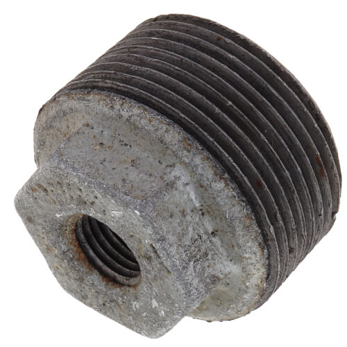 Main product image of 1-1/4" x 1/4" Galvanized Malleable Hex Bushing