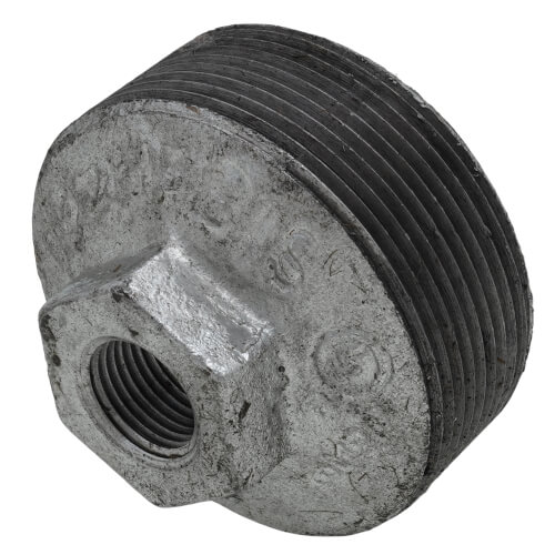 Main product image of 2" x 3/8" Galvanized Malleable Hex Bushing