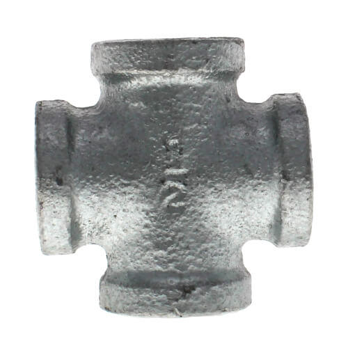 1/2" Galvanized Malleable Cross