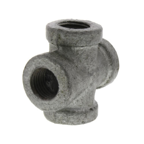 Main product image of 1/4" Galvanized Malleable Cross