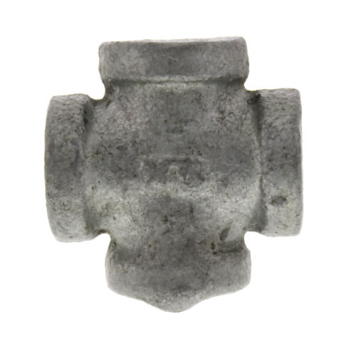 Main product image of 1/4" Galvanized Malleable Cross