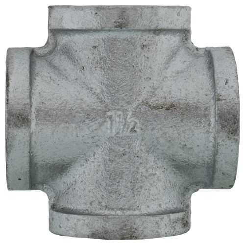 Main product image of 1-1/2" Galvanized Malleable Cross