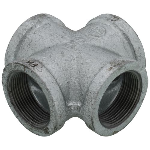 Main product image of 1-1/2" Galvanized Malleable Cross