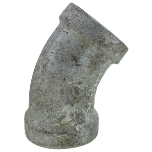 Main product image of 1/4" Galvanized Malleable 45° Elbow