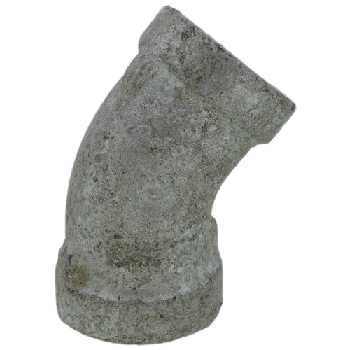 Main product image of 1/8" Galvanized Malleable 45° Elbow