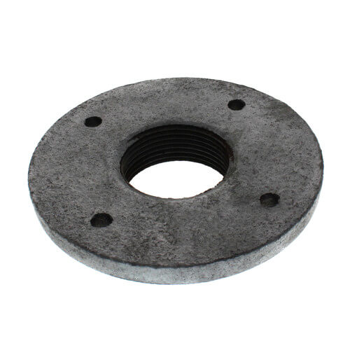 1-1/4" Galvanized Floor Flange w/ Holes