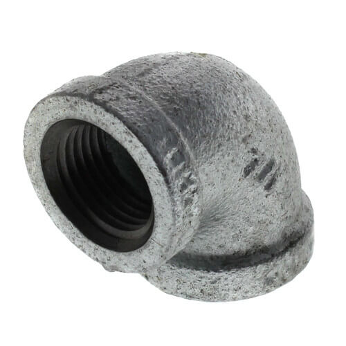 1/2" Galvanized Malleable 90° Elbow