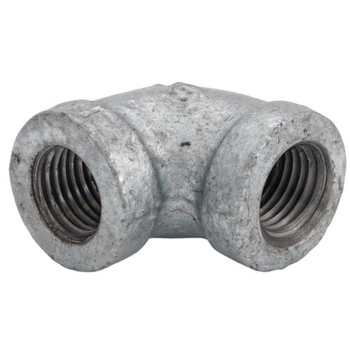 1/4" Galvanized Malleable 90° Elbow