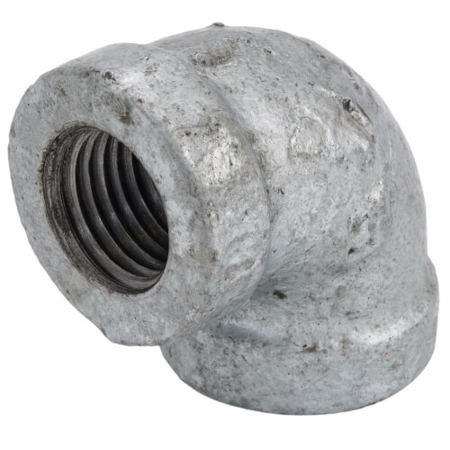 1/4" Galvanized Malleable 90° Elbow