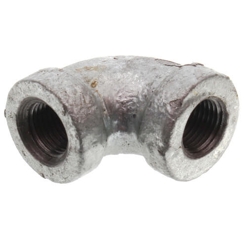 Main product image of 1/8" Galvanized Malleable 90° Elbow