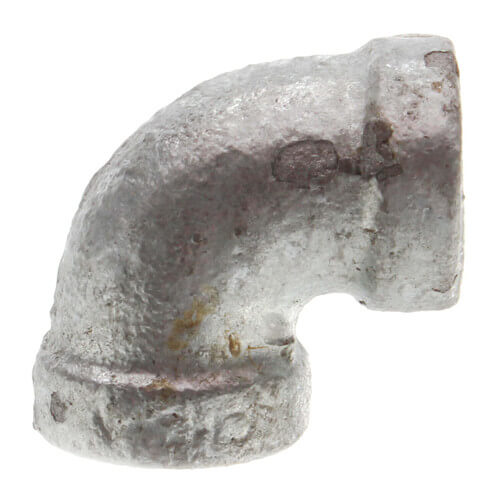 Main product image of 1/8" Galvanized Malleable 90° Elbow