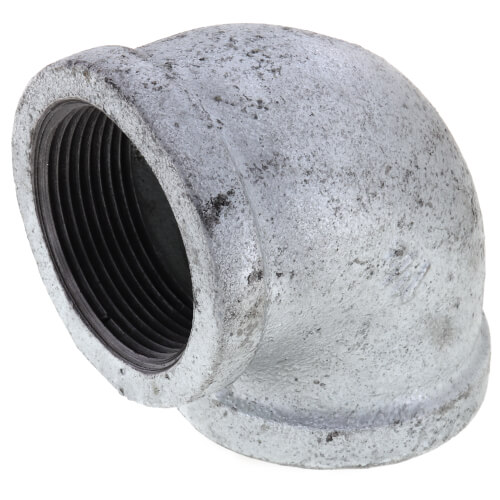 Main product image of 1-1/2" Galvanized Malleable 90° Elbow