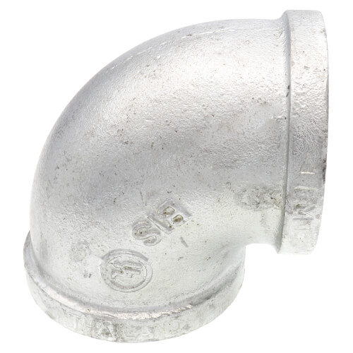Main product image of 2-1/2" Galvanized Malleable 90° Elbow