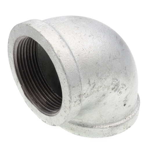 Main product image of 2-1/2" Galvanized Malleable 90° Elbow