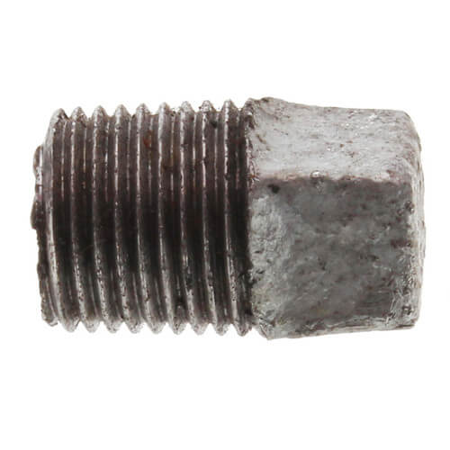 Main product image of 1/8" Galvanized Malleable Square Head Plug
