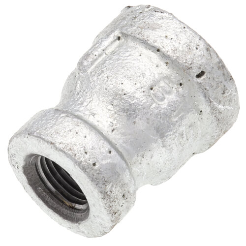 Main product image of 1/4" x 1/8" Galvanized Malleable Reducing Couplings