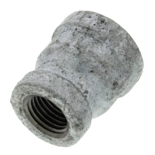 Main product image of 3/8" x 1/4" Galvanized Malleable Reducing Couplings