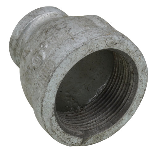 Main product image of 1-1/2" x 3/4" Galvanized Malleable Reducing Couplings
