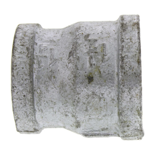 1-1/2" x 1-1/4" Galvanized Malleable Reducing Couplings