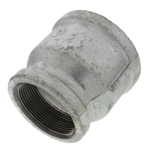 Main product image of 2-1/2" x 2" Galvanized Malleable Reducing Coupling