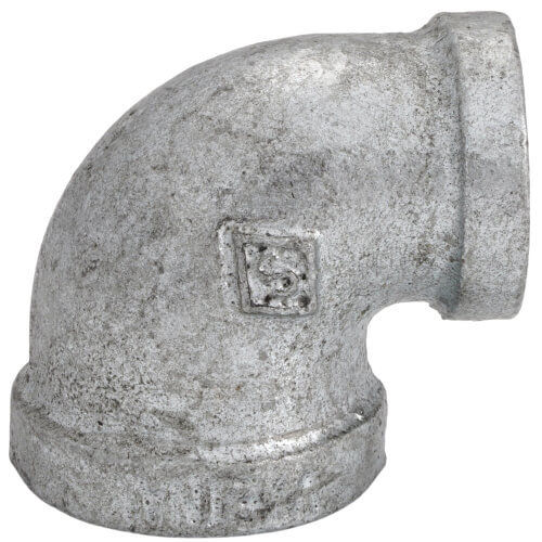 Main product image of 1/2" x 3/8" Galvanized Malleable Reducing Elbow