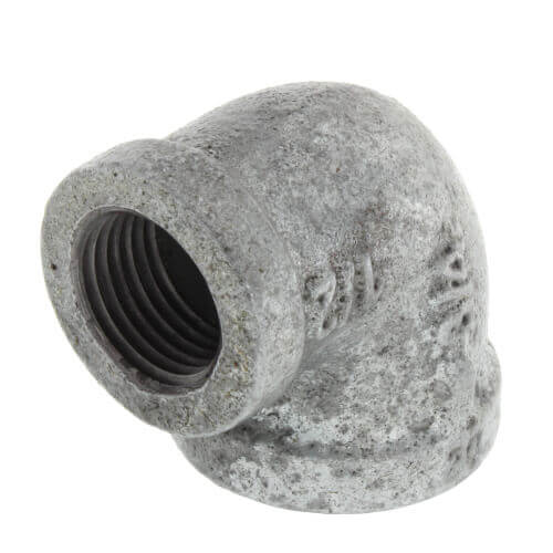 Main product image of 3/4" x 1/4" Galvanized Malleable Reducing Elbow