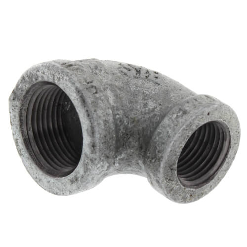 Main product image of 3/4" x 1/2" Galvanized Malleable Reducing Elbow