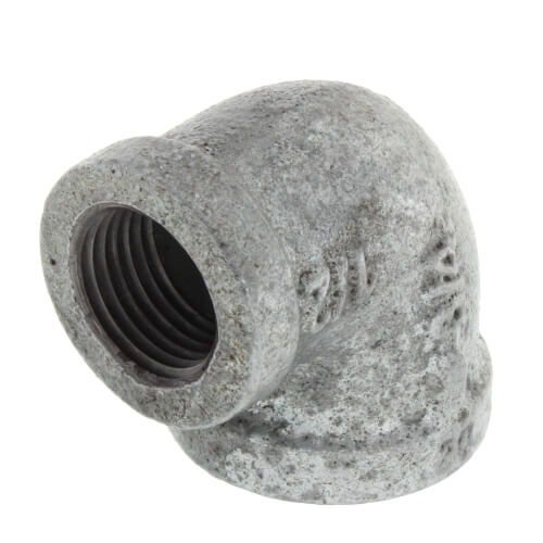 Main product image of 3/4" x 1/2" Galvanized Malleable Reducing Elbow
