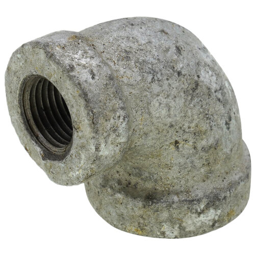 Main product image of 3/8" x 1/4" Galvanized Malleable Reducing Elbow