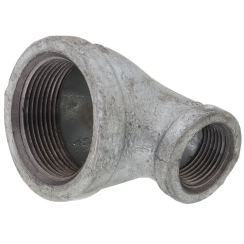 Main product image of 1-1/2" x 3/4" Galvanized Malleable Reducing Elbow