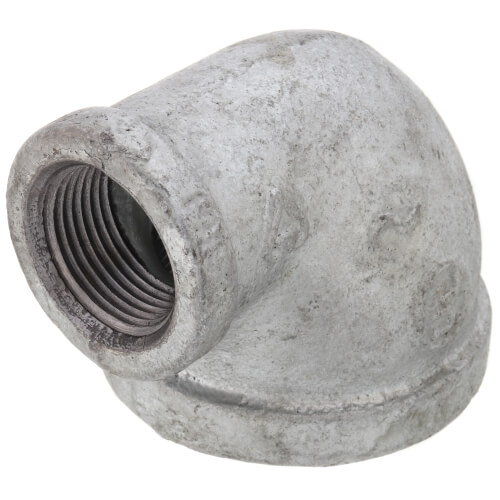 Main product image of 1-1/2" x 3/4" Galvanized Malleable Reducing Elbow