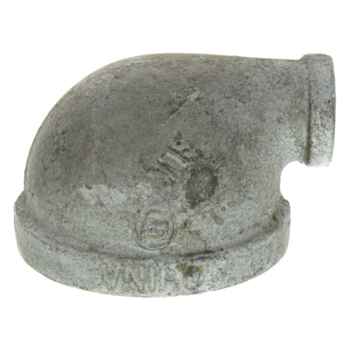 Main product image of 2" x 1/2" Galvanized Malleable Reducing Elbow