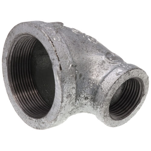 Main product image of 2" x 1" Galvanized Malleable Reducing Elbow