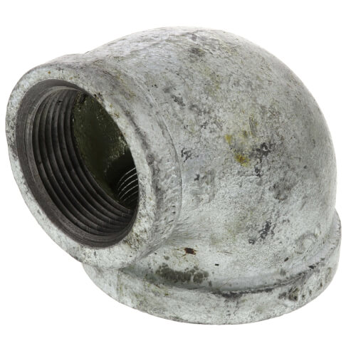 Main product image of 2" x 1-1/4" Galvanized Malleable Reducing Elbow