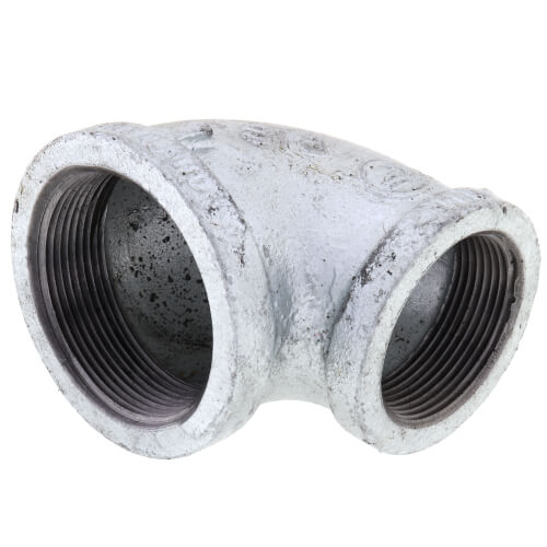 Main product image of 2" x 1-1/2" Galvanized Malleable Reducing Elbow