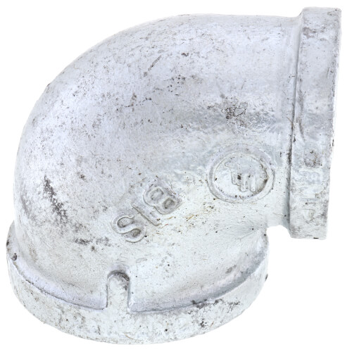 Main product image of 2" x 1-1/2" Galvanized Malleable Reducing Elbow