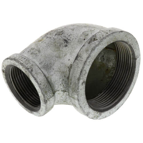 Main product image of 3" x 2" Galvanized Malleable Reducing Elbow