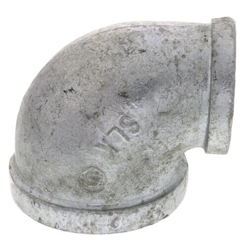 Main product image of 3" x 2" Galvanized Malleable Reducing Elbow