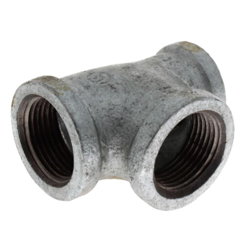 Main product image of 1" x 3/4" x 1" Galvanized Reducing Tee