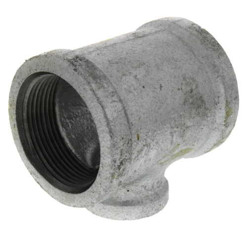 Main product image of 1-1/2" x 1-1/2" x 3/4" Galvanized Reducing Tee