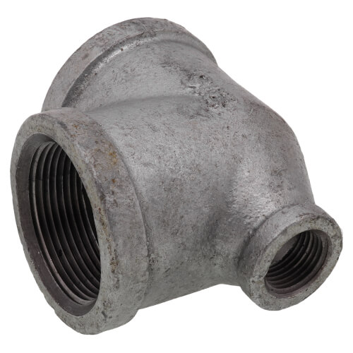 Main product image of 1-1/2" x 1/2" x 1-1/2" Galvanized Reducing Tee